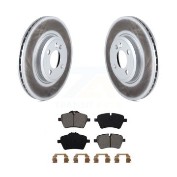 Front Coated Disc Brake Rotors And Semi-Metallic Pads Kit For Mini Cooper Countryman KGS-100392