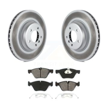 Front Coated Disc Brake Rotors And Semi-Metallic Pads Kit For 2007 BMW 335xi KGS-100405