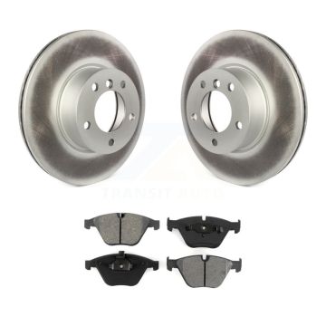 Front Coated Disc Brake Rotors And Semi-Metallic Pads Kit For BMW 328i xDrive X1 328xi KGS-100409