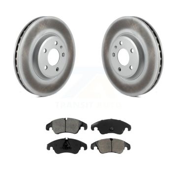 Front Coated Disc Brake Rotor And Semi-Metallic Pad Kit For Audi A4 Quattro Q5 A5 allroad KGS-100418