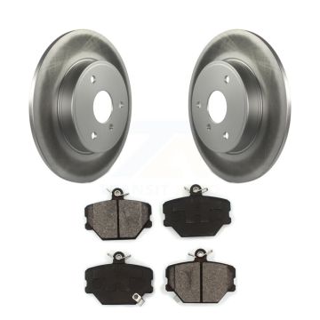 Front Coated Disc Brake Rotors And Semi-Metallic Pads Kit For Smart Fortwo KGS-100442