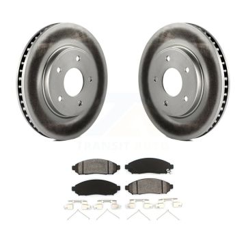 Front Coat Brake Rotor Semi-Metallic Pad Kit For Nissan NV200 LEAF Chevrolet City Express KGS-100448