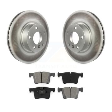 Front Coated Disc Brake Rotors And Semi-Metallic Pads Kit For BMW X3 X4 KGS-100456