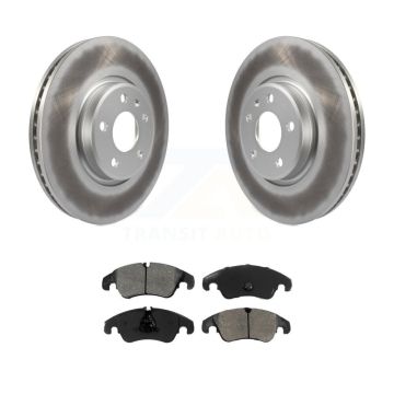 Front Coated Brake Rotor Semi-Metallic Pad Kit For Audi A4 Quattro Q5 A5 allroad A7 S5 A6 KGS-100461