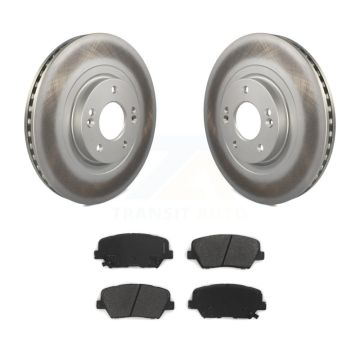 Front Coat Disc Brake Rotors Semi-Metallic Pad Kit For Kia Sorento Hyundai Santa Fe Sport KGS-100476
