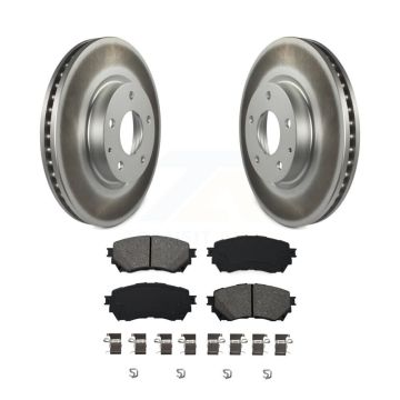 Front Coated Disc Brake Rotors And Semi-Metallic Pads Kit For Mazda 6 KGS-100478