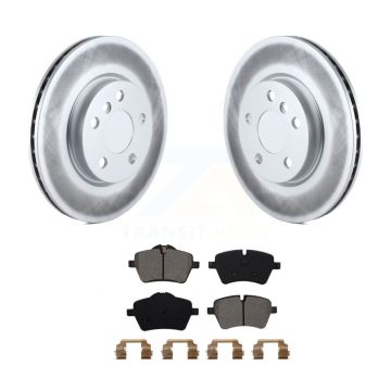 Front Coated Disc Brake Rotors And Semi-Metallic Pads Kit For Mini Cooper KGS-100504
