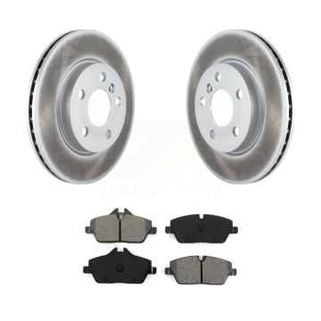 Front Coated Disc Brake Rotors And Semi-Metallic Pads Kit For Mini Cooper KGS-100511