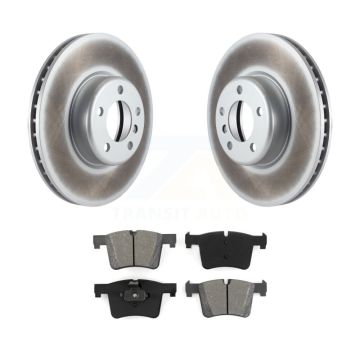Front Coated Disc Brake Rotors And Semi-Metallic Pads Kit For BMW 335i xDrive GT KGS-100512