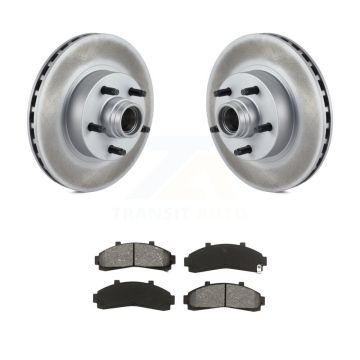 Front Coated Brake Rotor Semi-Metallic Pad Kit For Ford Ranger Explorer Mazda B4000 B3000 KGS-100522