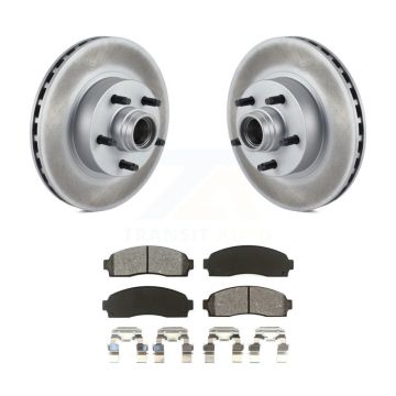 Front Coat Disc Brake Rotor Semi-Metallic Pad Kit For Ford Ranger Mazda B3000 B2300 B4000 KGS-100523