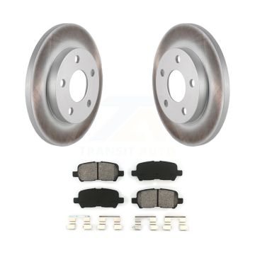Rear Coated Brake Rotor Semi-Metallic Pad Kit For Chevrolet Impala Buick LaCrosse Pontiac KGS-101143