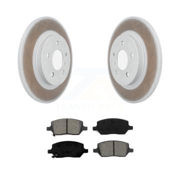 Rear Coat Brake Rotors Semi-Metallic Pad Kit For Pontiac Montana Chevrolet Uplander Buick KGS-101146