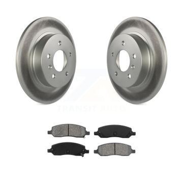 Rear Coat Disc Brake Rotor Semi-Metallic Pad Kit For 2006-2011 Buick Lucerne Cadillac DTS KGS-101150