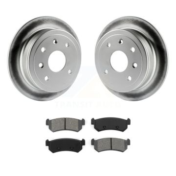Rear Coat Disc Brake Rotors Semi-Metallic Pad Kit For Chevrolet Optra Suzuki Forenza Reno KGS-101151