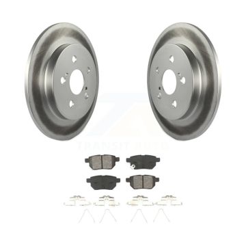 Rear Coat Brake Rotor Semi-Metallic Pad Kit For Toyota Corolla Matrix Prius Prime Pontiac KGS-101158