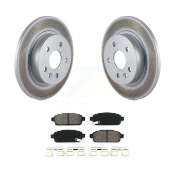 Rear Coated Brake Rotor Semi-Metallic Pad Kit For Chevrolet Cruze Trax Buick Encore Sonic KGS-101165
