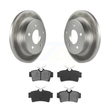 Rear Coated Disc Brake Rotors And Semi-Metallic Pads Kit For Ford Mustang KGS-101174