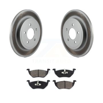 Rear Coat Brake Rotor Semi-Metallic Pad Kit For Ford Escape Mazda Tribute Mercury Mariner KGS-101193
