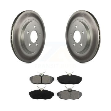Rear Coated Disc Brake Rotors And Semi-Metallic Pads Kit For Ford Mustang KGS-101194