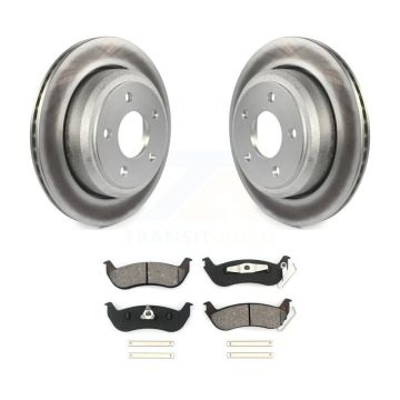 Rear Coated Disc Brake Rotors And Semi-Metallic Pad Kit For Ford Ranger Mazda B2300 B4000 KGS-101210