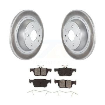 Rear Coated Disc Brake Rotors And Semi-Metallic Pads Kit For Ford Fusion Lincoln MKZ KGS-101217