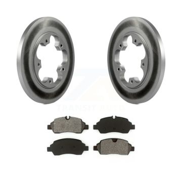 Rear Coat Brake Rotors Semi-Metallic Pad Kit For Ford Transit-250 Transit-150 Transit-350 KGS-101221