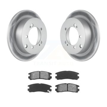 Rear Coat Brake Rotor Semi-Metallic Pad Kit For Chrysler Sebring Mitsubishi Eclipse Eagle KGS-101226
