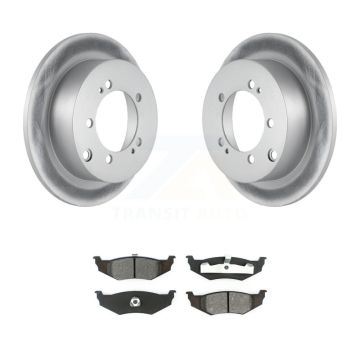 Rear Coat Brake Rotors Semi-Metallic Pad Kit For 00 Dodge Stratus With 14" Factory Wheels KGS-101227