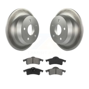 Rear Coated Disc Brake Rotors And Semi-Metallic Pad Kit For 1999-2004 Jeep Grand Cherokee KGS-101229