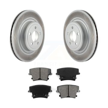 Rear Coated Disc Brake Rotors And Semi-Metallic Pads Kit For Dodge Charger Magnum KGS-101241