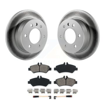 Rear Coated Brake Rotors Semi-Metallic Pad Kit For Sprinter 2500 Mercedes-Benz Dodge 3500 KGS-101248