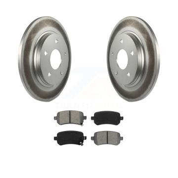 Rear Coat Brake Rotor Semi-Metallic Pad Kit For Dodge Grand Caravan Journey Chrysler Town KGS-101249