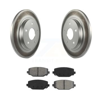 Rear Coated Disc Brake Rotors And Semi-Metallic Pads Kit For Dodge Grand Caravan KGS-101250