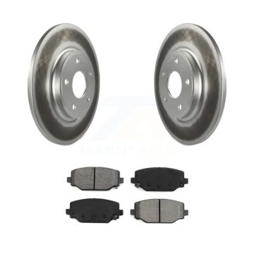 Rear Coat Brake Rotor Semi-Metallic Pad Kit For Dodge Grand Caravan Journey Chrysler Town KGS-101257