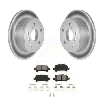 Rear Coated Disc Brake Rotors And Semi-Metallic Pads Kit For Toyota Camry Solara KGS-101263