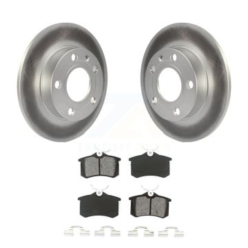 Rear Coat Brake Rotor Semi-Metallic Pad Kit For Audi A4 S4 With 245mm Diameter KGS-101273