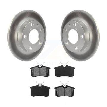 Rear Coated Disc Brake Rotors And Semi-Metallic Pads Kit For Audi A4 Quattro KGS-101274