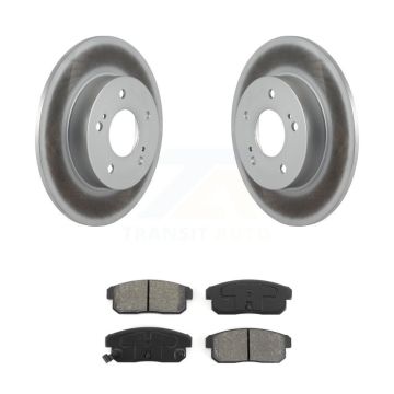 Rear Coated Disc Brake Rotor And Semi-Metallic Pad Kit For Nissan Maxima INFINITI I35 I30 KGS-101276