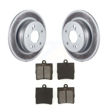 Rear Coated Brake Rotor & Semi-Metallic Pad Kit For Mercedes-Benz C230 Chrysler Crossfire KGS-101286
