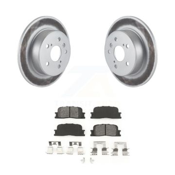Rear Coated Disc Brake Rotors & Semi-Metallic Pad Kit For 2001-2003 Toyota Highlander AWD KGS-101290