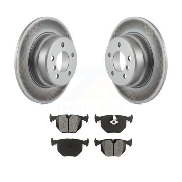 Rear Coated Disc Brake Rotors And Semi-Metallic Pads Kit For BMW X5 KGS-101298