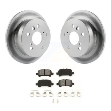 Rear Coated Disc Brake Rotors And Semi-Metallic Pads Kit For Toyota Camry Solara Avalon KGS-101304