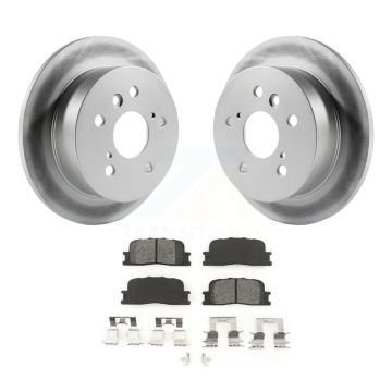 Rear Coated Disc Brake Rotor And Semi-Metallic Pad Kit For Toyota Camry Lexus ES330 ES300 KGS-101305