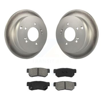 Rear Coat Disc Brake Rotor Semi-Metallic Pad Kit For Hyundai Tucson Kia Sportage Santa Fe KGS-101308
