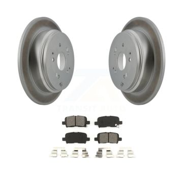 Rear Coated Disc Brake Rotors And Semi-Metallic Pads Kit For 2002-2004 Honda Odyssey KGS-101309