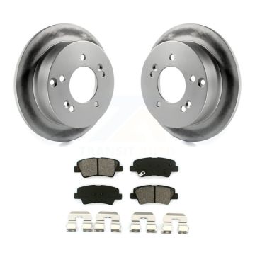 Rear Coated Disc Brake Rotors And Semi-Metallic Pads Kit For Hyundai Sonata 2.4L KGS-101310