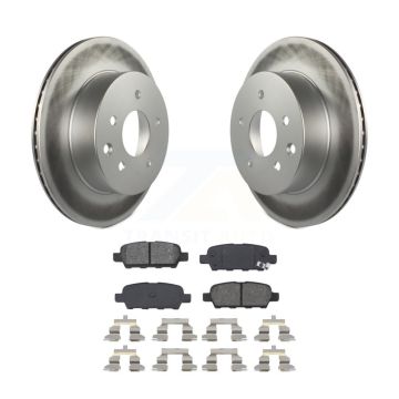 Rear Coat Brake Rotors Semi-Metallic Pad Kit For Nissan Rogue Sport Qashqai LEAF Juke G35 KGS-101313