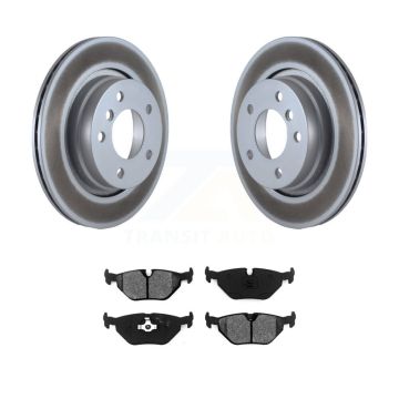 Rear Coated Brake Rotor Semi-Metallic Pad Kit For BMW 328i With 294mm Diameter KGS-101315