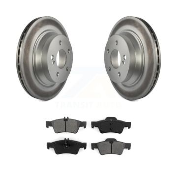 Rear Coat Brake Rotors Semi-Metallic Pad Kit For Mercedes-Benz E350 E400 E320 E500 CLS550 KGS-101337